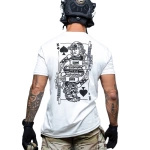 T-Shirt King of Spades Brothers In Arms Biały