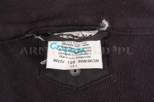 Navy Protective Jacket 128/MW/MON With Lining Black Original New