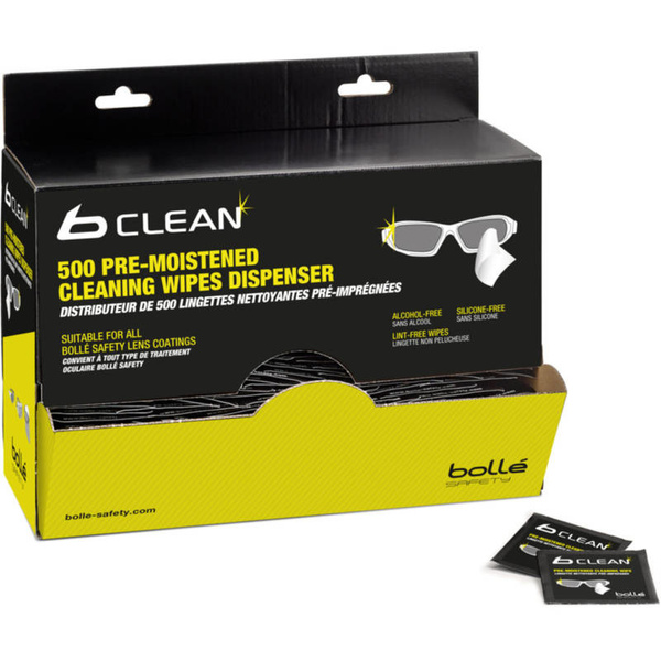 Pre-Moistened Cleaning Wipes Bolle B-Clean 500 pcs. B500 (PACW500)