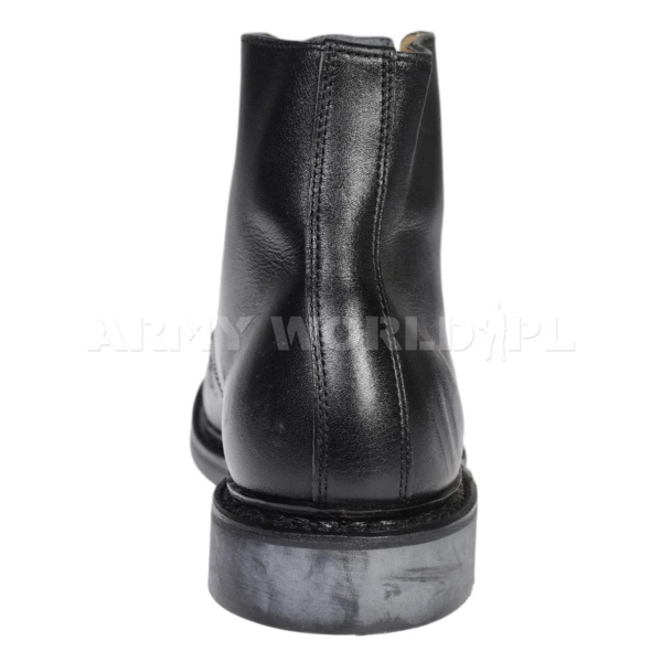 Buty  Za Kostkę Wojskowe Holenderskie Skórzane Czarne Oryginał Demobil DB