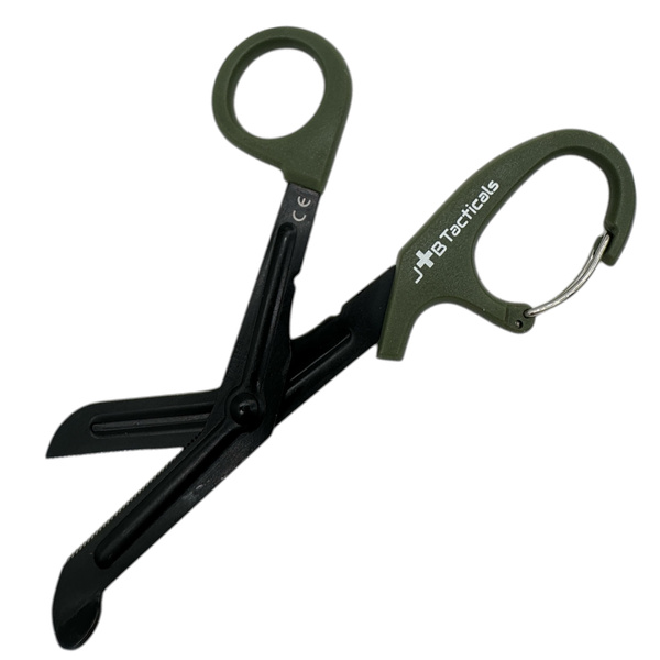 Nożyczki Taktyczne Wielofunkcyjne Medyczne 15cm JB Tacticals Zielone