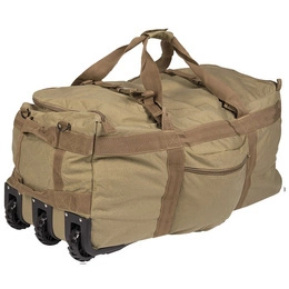 Combat Duffle Bag / Backpack With Wheels Mil-tec Coyote