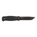 Nóż Morakniv® Garberg Black C Ze Skórzaną Pochwą Carbon Steel Czarny 