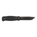 Nóż Morakniv® Garberg Black C Ze Skórzaną Pochwą Carbon Steel Czarny (NZ-GBK-CS-01)