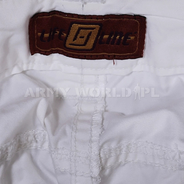 Bermudy Spodnie 3/4 Damskie Holly Capri Life Line Białe Powystawowe