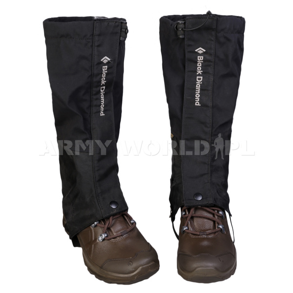 Stuptuty Black Diamond GORE-TEX Czarne Oryginał Demobil BDB