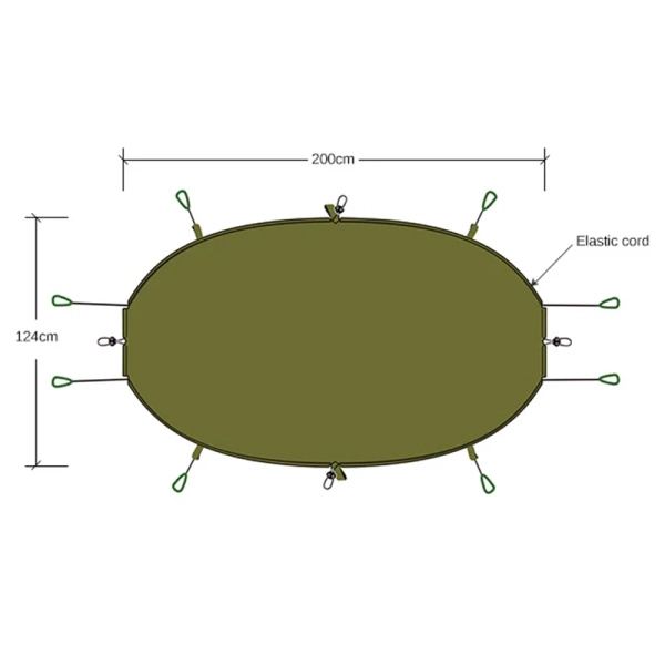 Podpinka Do Hamaka Underblanket DD Hammocks Olive Green