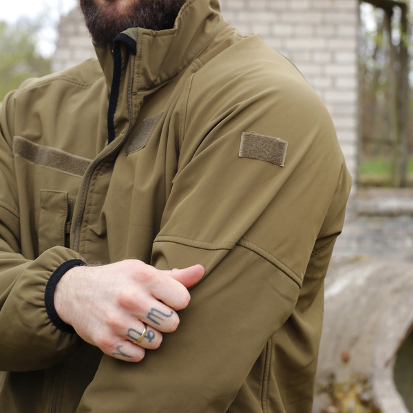 Kurtka Wojskowa Softshell Holenderski KPU Coyote Oryginał Demobil BDB
