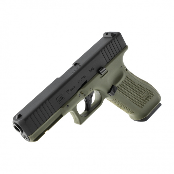 Pistolet Wiatrówka Glock 17 Gen.5 4,5 mm BB CO2 Zielony (5.8471)