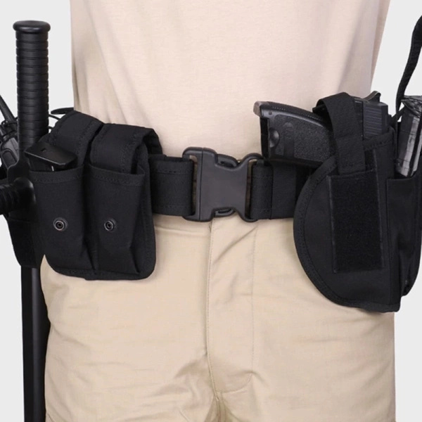 Pas Taktyczny Z Oporządzeniem Dominator Czarny