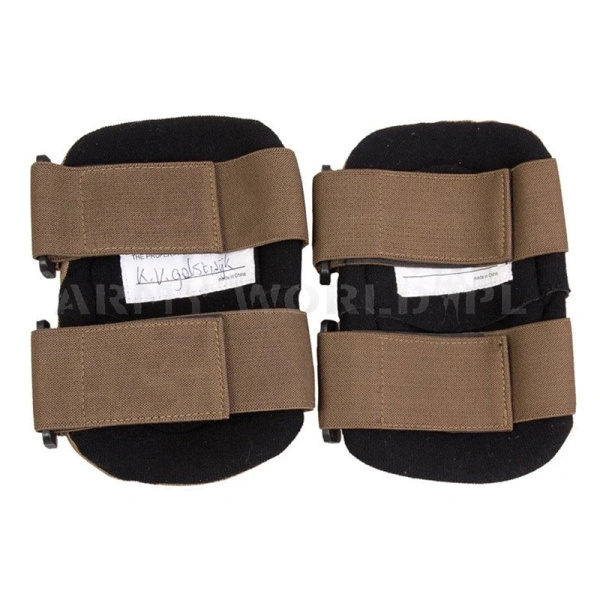 Dutch Army Elbow Protective Pads "D" Coyote Original Used