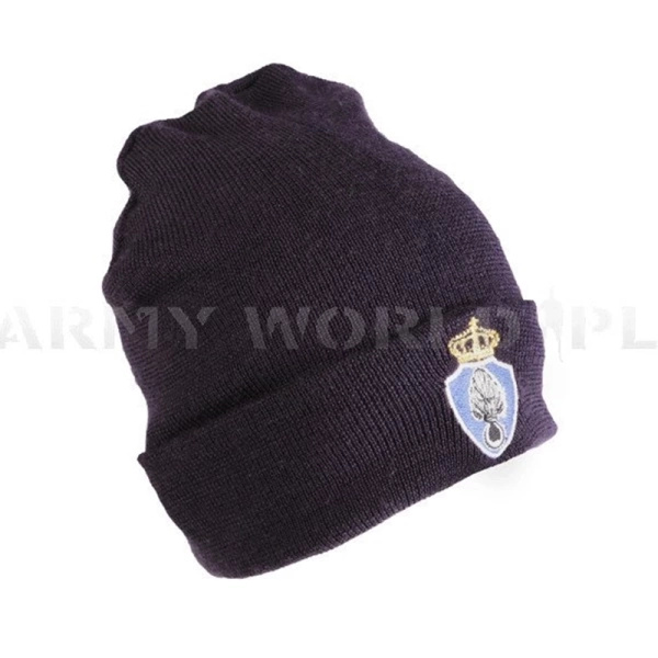 Dutch Police Cap Dark Blue Original New