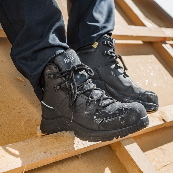 Buty Robocze Haix BLACK EAGLE Safety 610 LTR Mid Gore-Tex Czarne (610052)