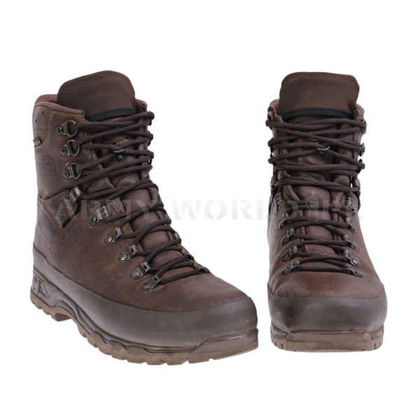 Buty Wojskowe Górskie Meindl 3546-10 Skórzane Brązowe Oryginał Demobil BDB