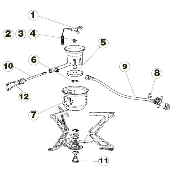 Wielopaliwowy Ekspedycyjny Palnik Wysokogórski Turystyczny Omnifuel II Stove Primus (P328989)