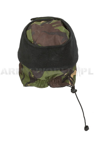 Military Waterproof British Ushanka Cap Cold Weather Goretex DPM Woodland Used