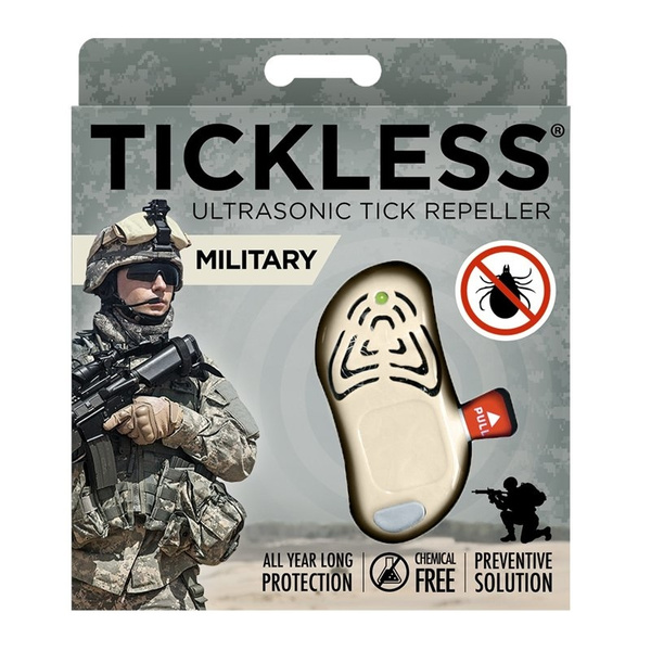 Ultradźwiękowa Ochrona Przed Kleszczami TickLess Military Beige