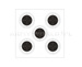 Shooting Targets 14 x 14 cm 100 Pieces