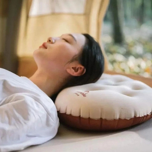 Poduszka Sponge Silent Inflatable Pillow Naturehike Khaki (CNH22DZ011)