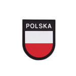 Naszywka Polska Tarcza 3D PVC 101 Inc. Biało / Czerwona