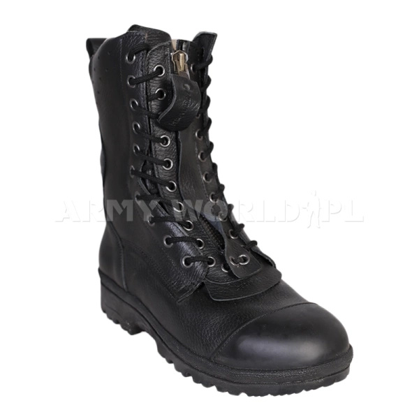 Buty Ochronne Pilota BERGMANN Bundeswehr Czarne Oryginał Nowe 
