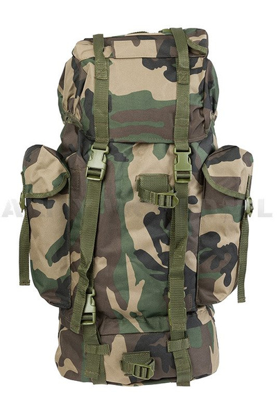 Backpack Import Woodland 65 Liters Mil-tec New