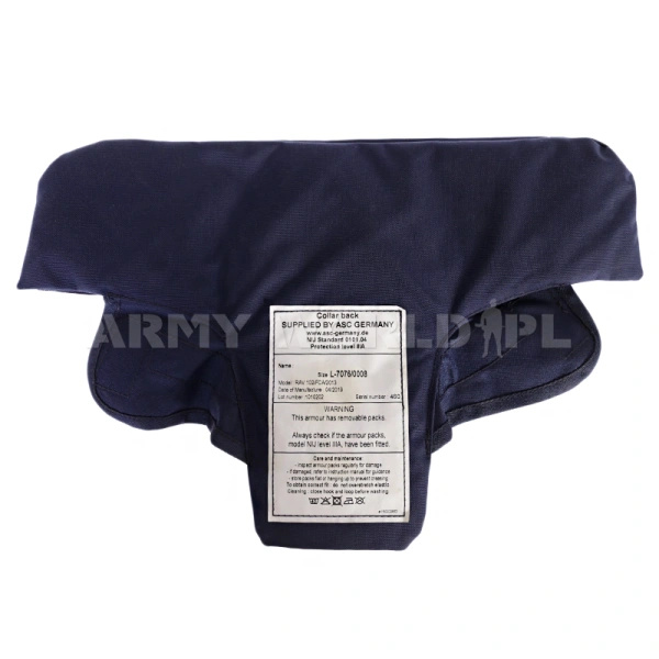 Kołnierz Do Kamizelki Taktycznej RAV 102/FCA/2013 Level IIIA Granatowy Oryginał Nowy