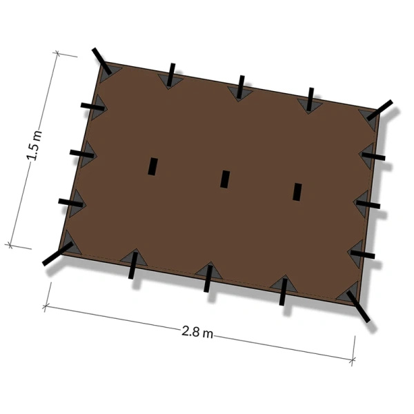Płachta Biwakowa Tent S DD Hammocks Winter Multicam