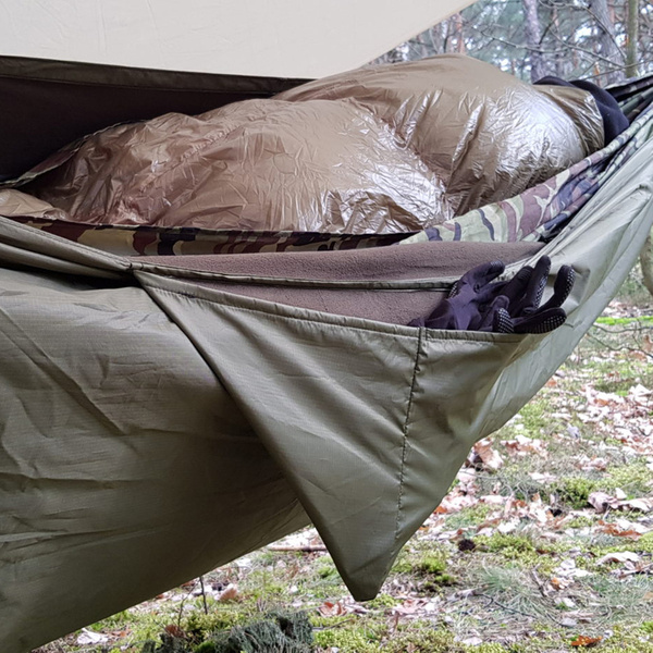 Poncho Koc Thermo Blanket Bushmen 2 x 1,4 m Olive (BU THBKET olv)