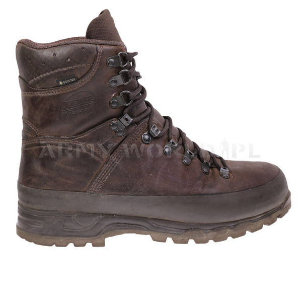 Buty Wojskowe Górskie Meindl 3546-10 Skórzane Brązowe Oryginał Demobil BDB