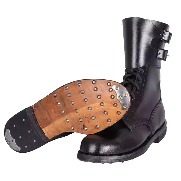 Buty Wojskowe Wzór 925/MON Opinacze Podkute Skórzane Polskie Oryginał Czarne 