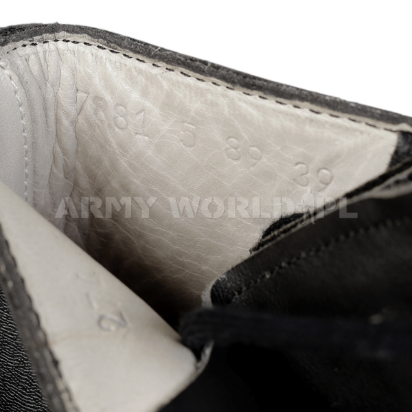 Buty Holenderskie Wojskowe Czarne Oryginał Demobil BDB