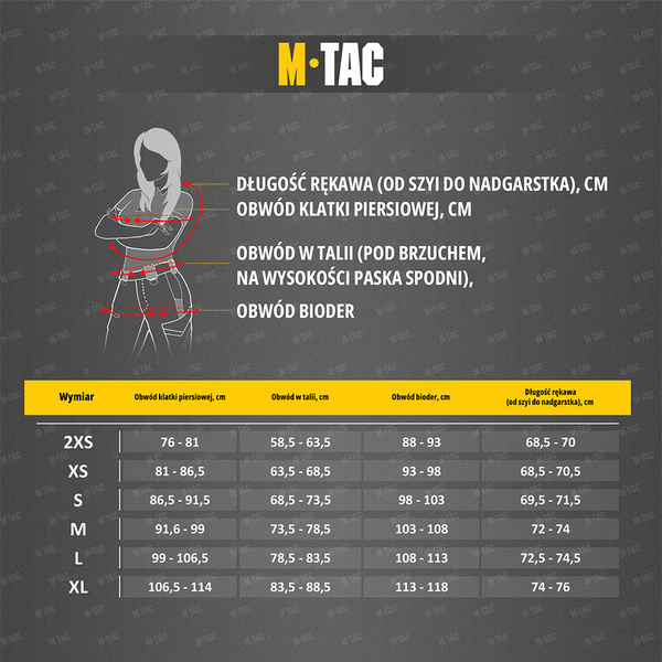 Trikot Damski Bluza Delta Polartec Lady M-Tac Czarny (70018002)
