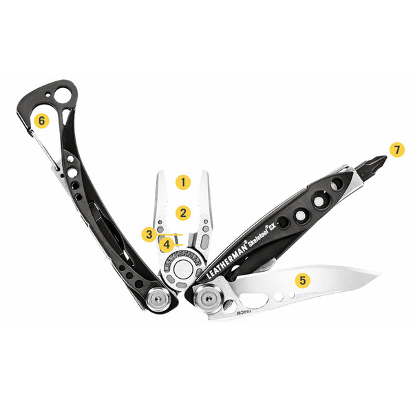 Multitool Leatherman® Skeletool CX Green (833139)