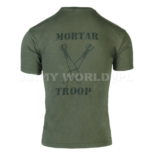T-shirt Bawełniany Wojskowy RSTA 81MM Olive Oryginał Demobil DB