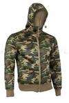 Neoprene Shirt Woodland With a Hood Mil-tec New