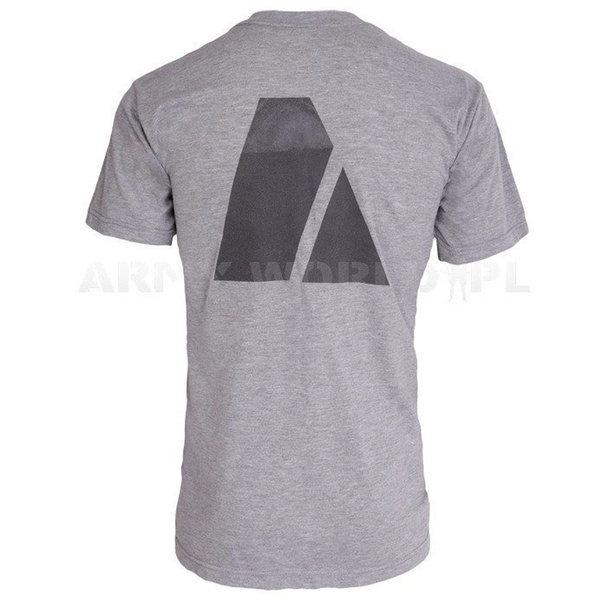 Military T-shirt US Army FITNESS UNIFORM Grey New