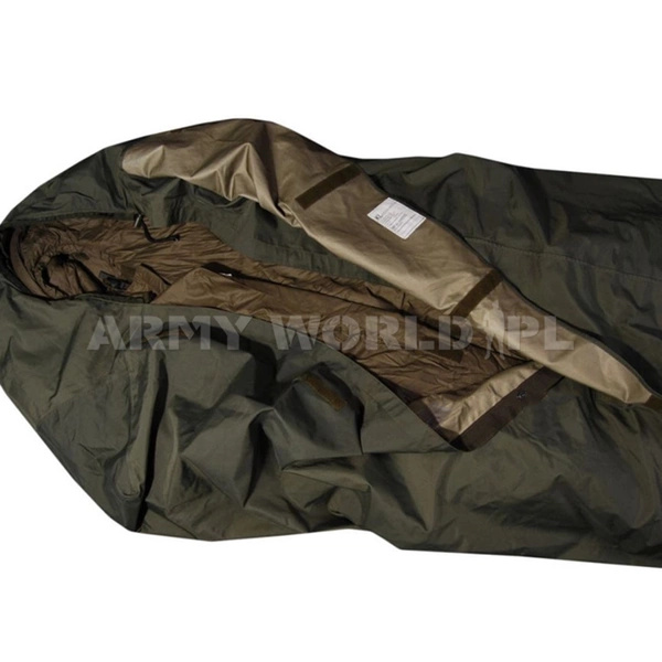 Pokrowiec Na Śpiwór / Bivi Cover Gore-Tex Wojskowy Holenderski Olive Oryginał Demobil BDB