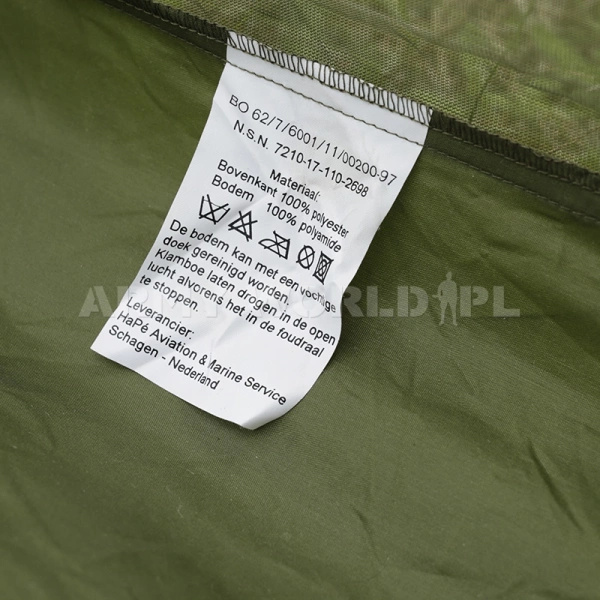 Moskitiera Wojskowa Holenderska Polowa Olive Oryginał Demobil DB