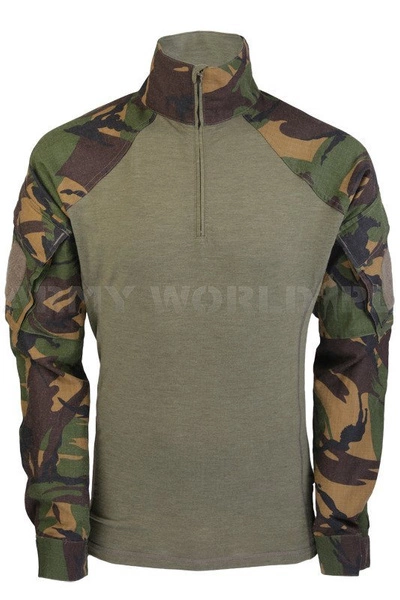 Dutch Tactical Under Vest Shirt DPM Woodland KPU Insect Repellent Original New