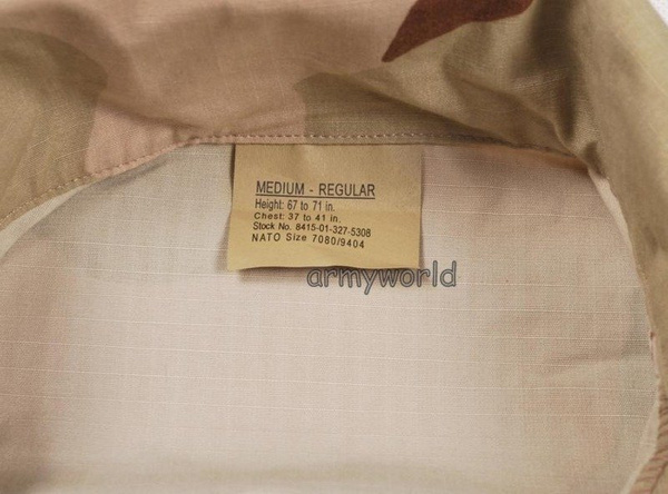 Bluza Wojskowa Pustynnna US ARMY 3-Color Ripstop Oryginał Demobil BDB