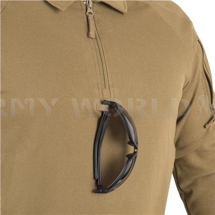 Range Polo Shirt Long Sleeve Helikon-Tex Black (PD-RNG-TC-01)