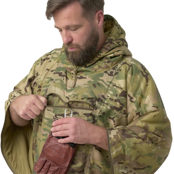 Peleryna / Poncho SWAGMAN ROLL Helikon-Tex Multicam Black (PO-SMR-BL-0C)