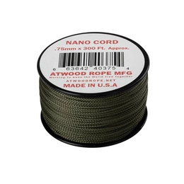 Linka Nano Cord (300ft) Atwood Rope MFG Olive Drab (CD-NC3-NL-32)