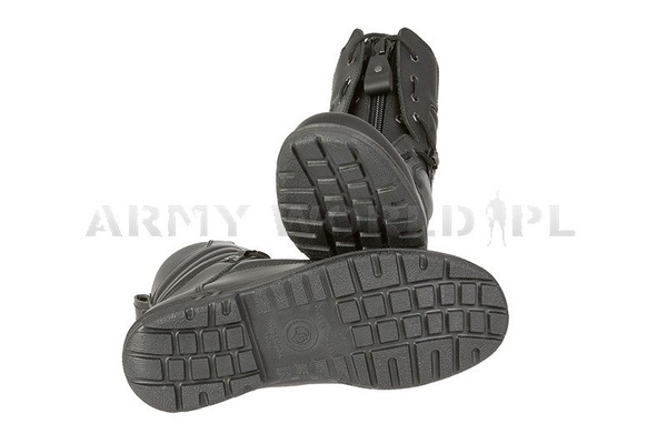 Buty Pilota Wojskowe Holenderskie Oryginał Czarne BDB