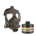 Maska Przeciwgazowa Austriacka Wojskowa Drager M65a2 / BC65 + Filtr CF32 ABEK Hg P3 + Pokrowiec Oryginał Demobil BDB