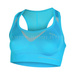 Top Sportowy Brubeck Crop Top Fitness Lazurowy