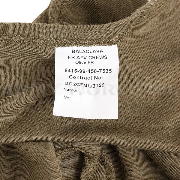 Kominiarka BFR AFV CREWS Oryginal Olive Oryginał Demobil DB