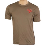 T-shirt Termoaktywny Coolmax Z Nszywką 21 Signal Regiment Brązowy Oryginał Demobil DB