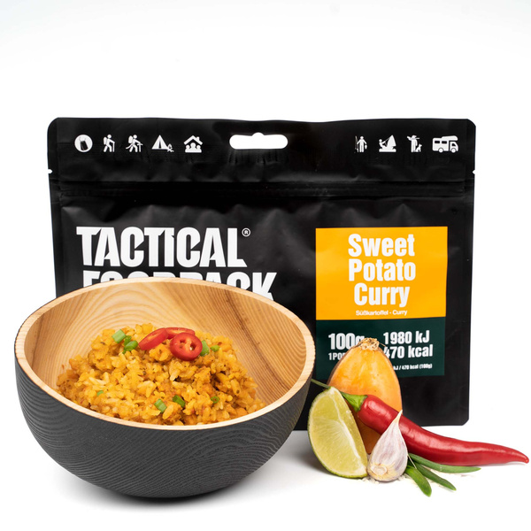 Liofilizowane Curry Ze Słodkich Ziemniaków 100g Tactical Foodpack